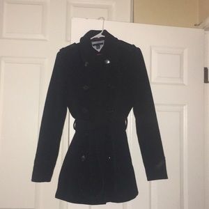 Tommy Hilfiger Black Pea Coat Sz8